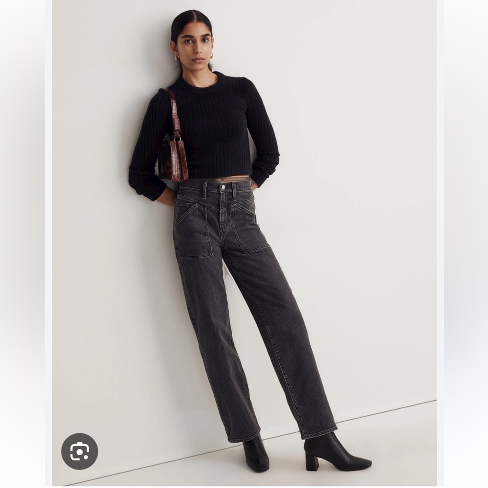 Madewell the perfect vintage wide leg jean 29